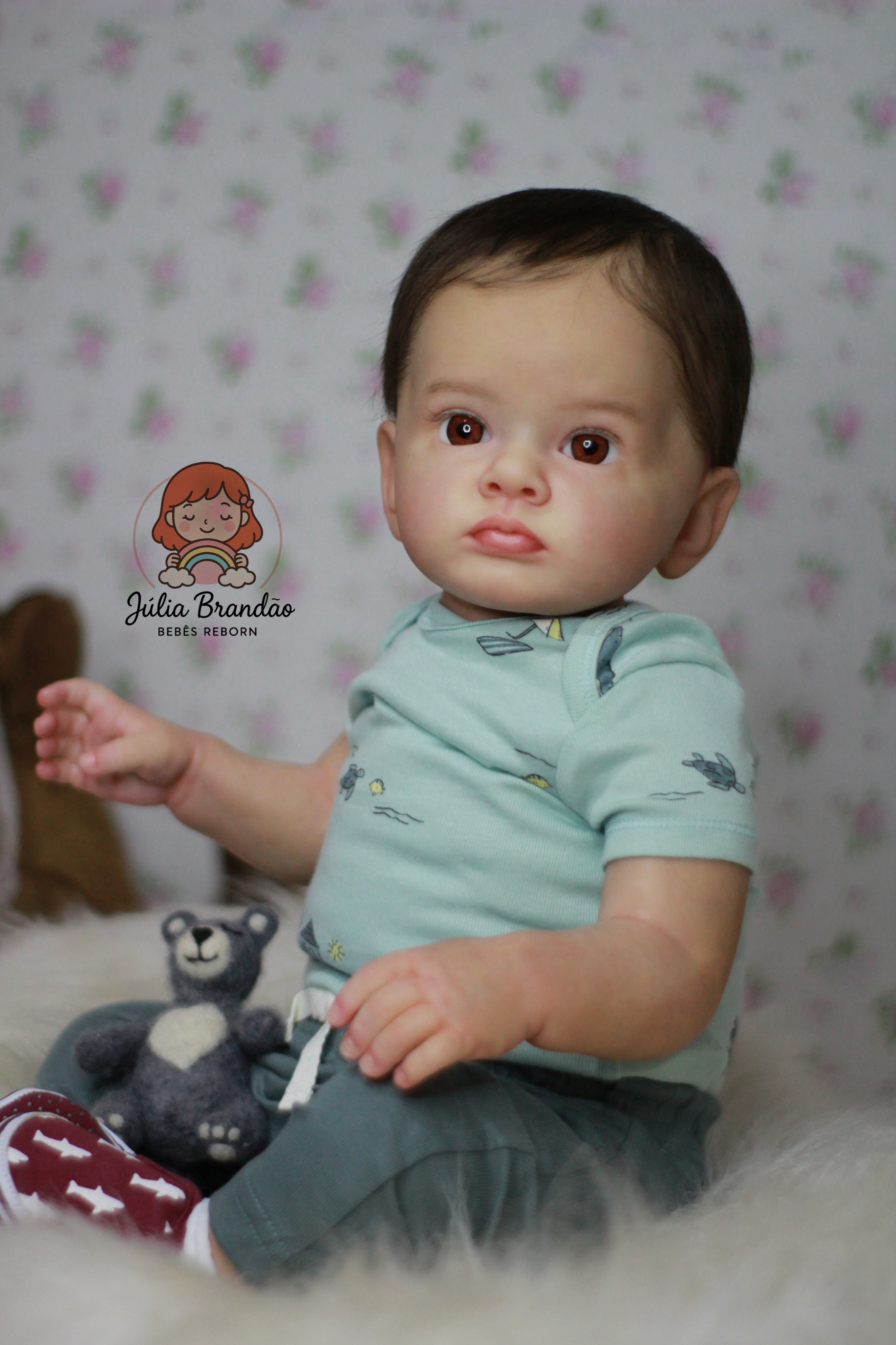 Bebê Reborn kit Tutti versão menino vista 3