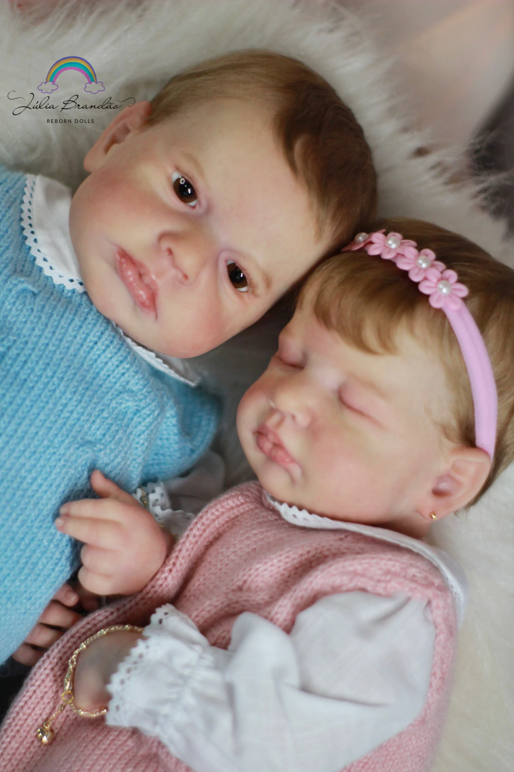 Bebê Reborn Kit LouLou acordado vista 2