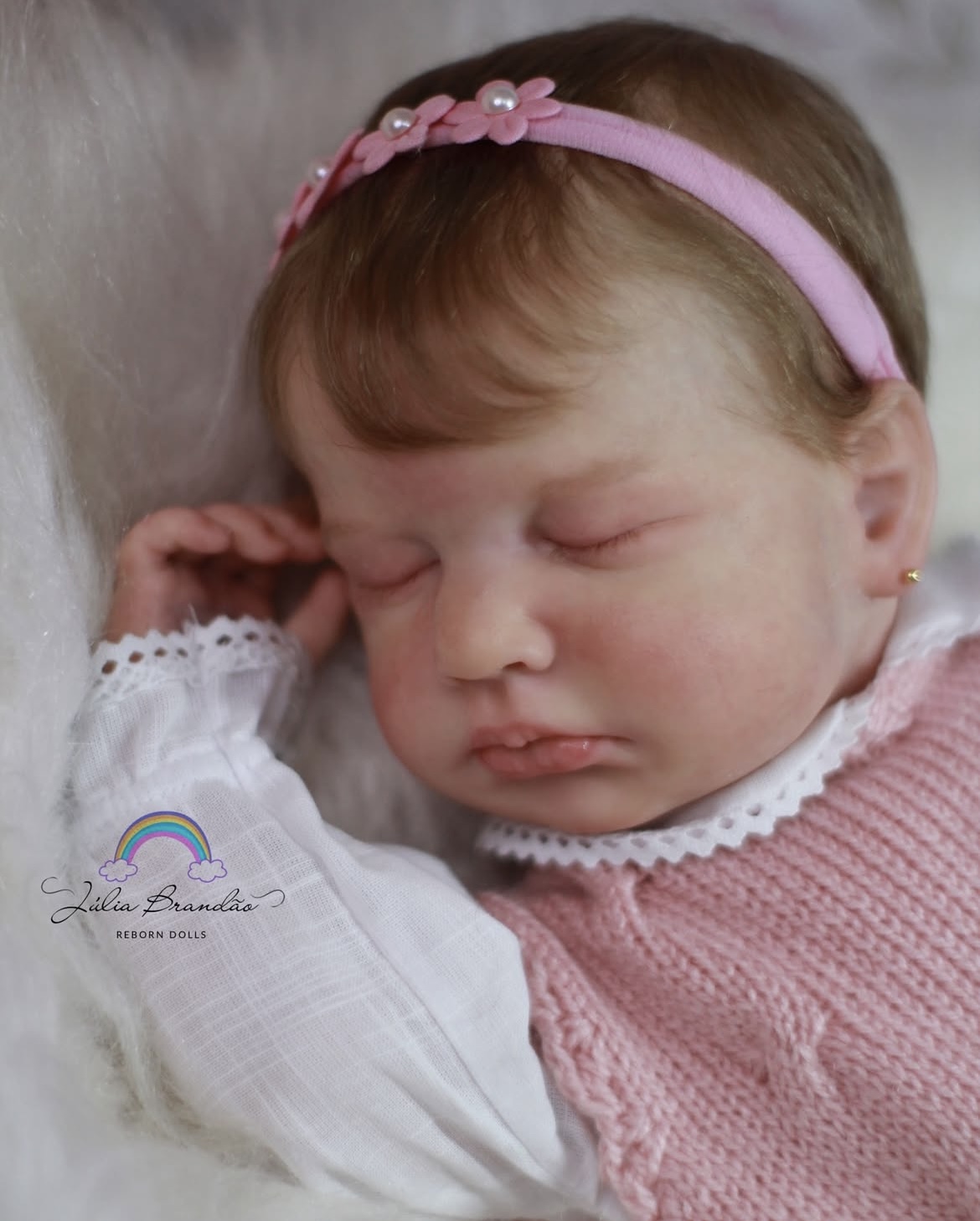 Bebê Reborn Kit LouLou dormindo