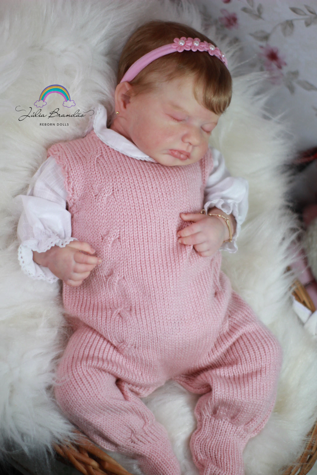 Bebê Reborn Kit LouLou dormindo vista 2