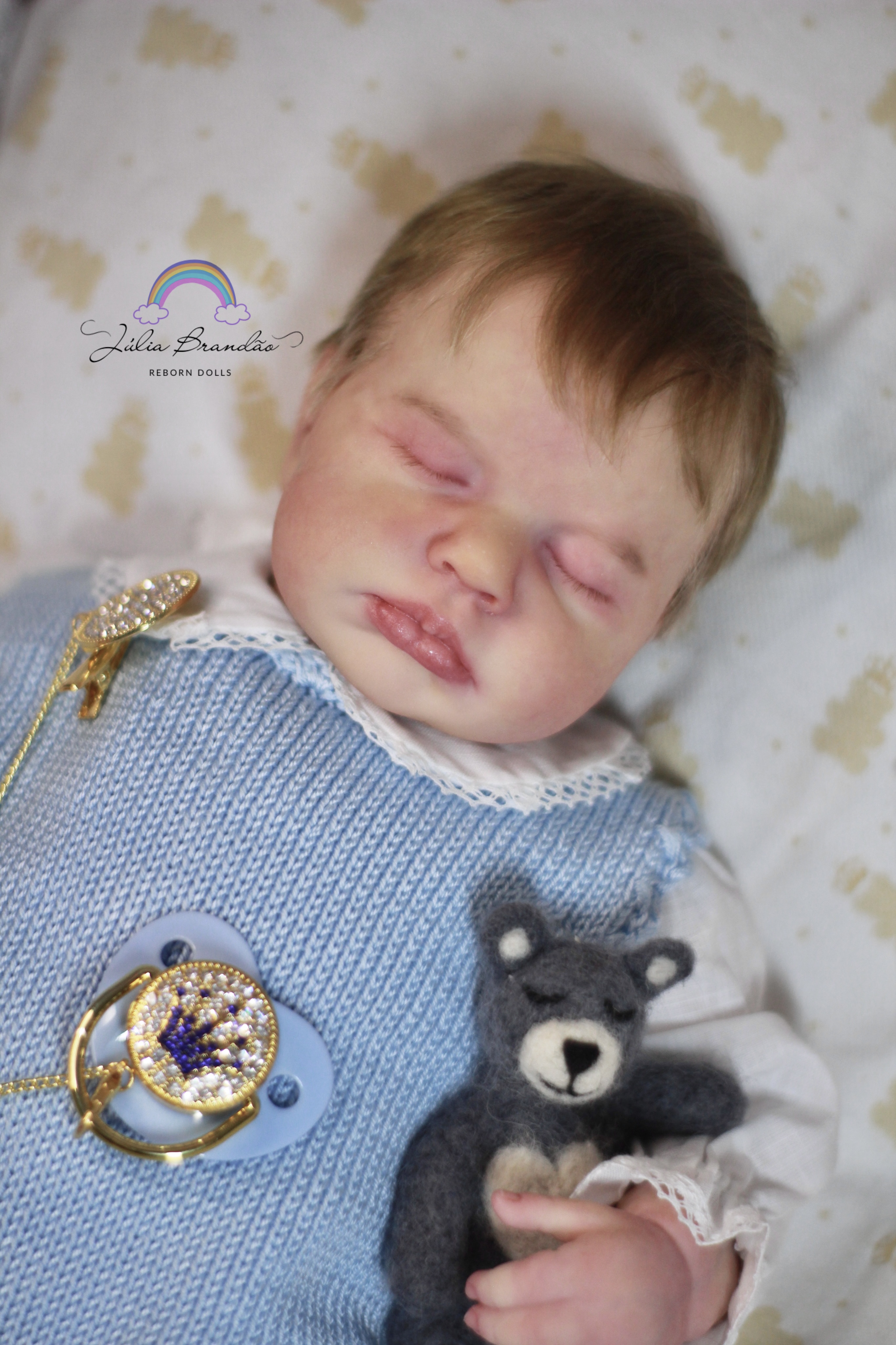 Bebê Reborn kit LouLou menino