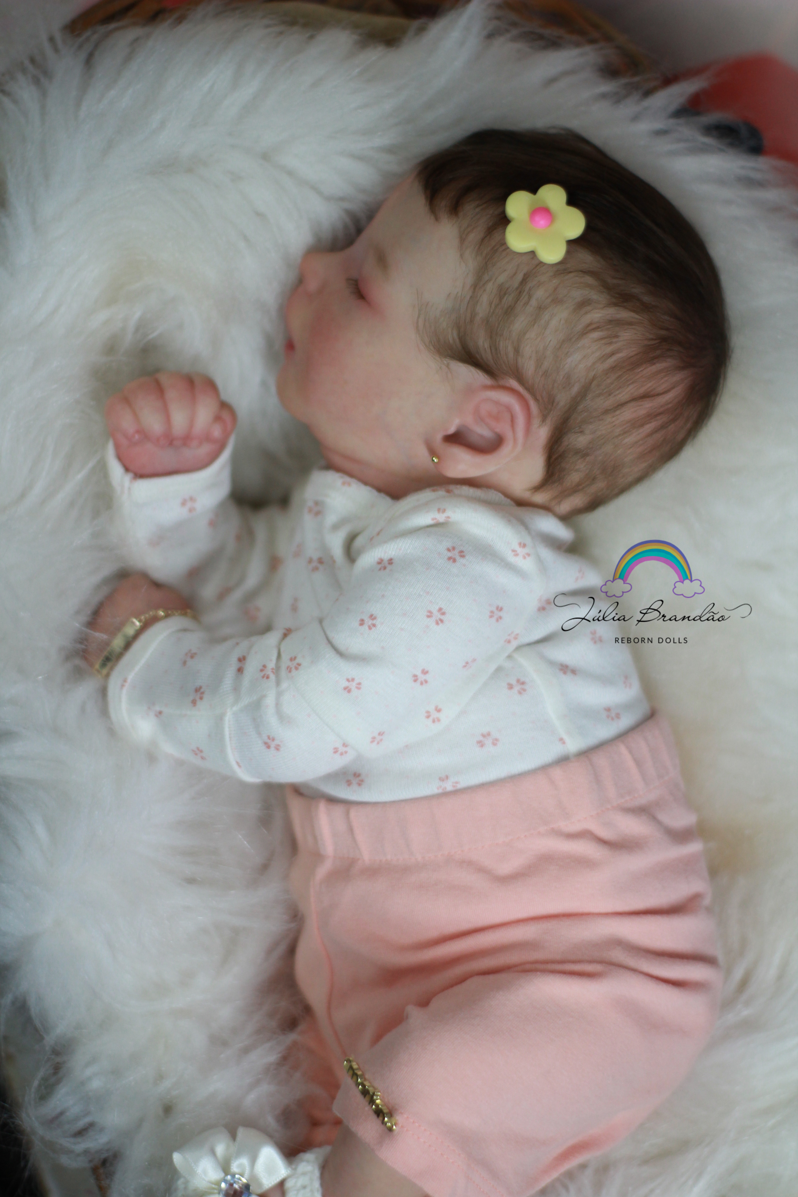 Bebê Reborn Kit Darren Dormindo vista 3