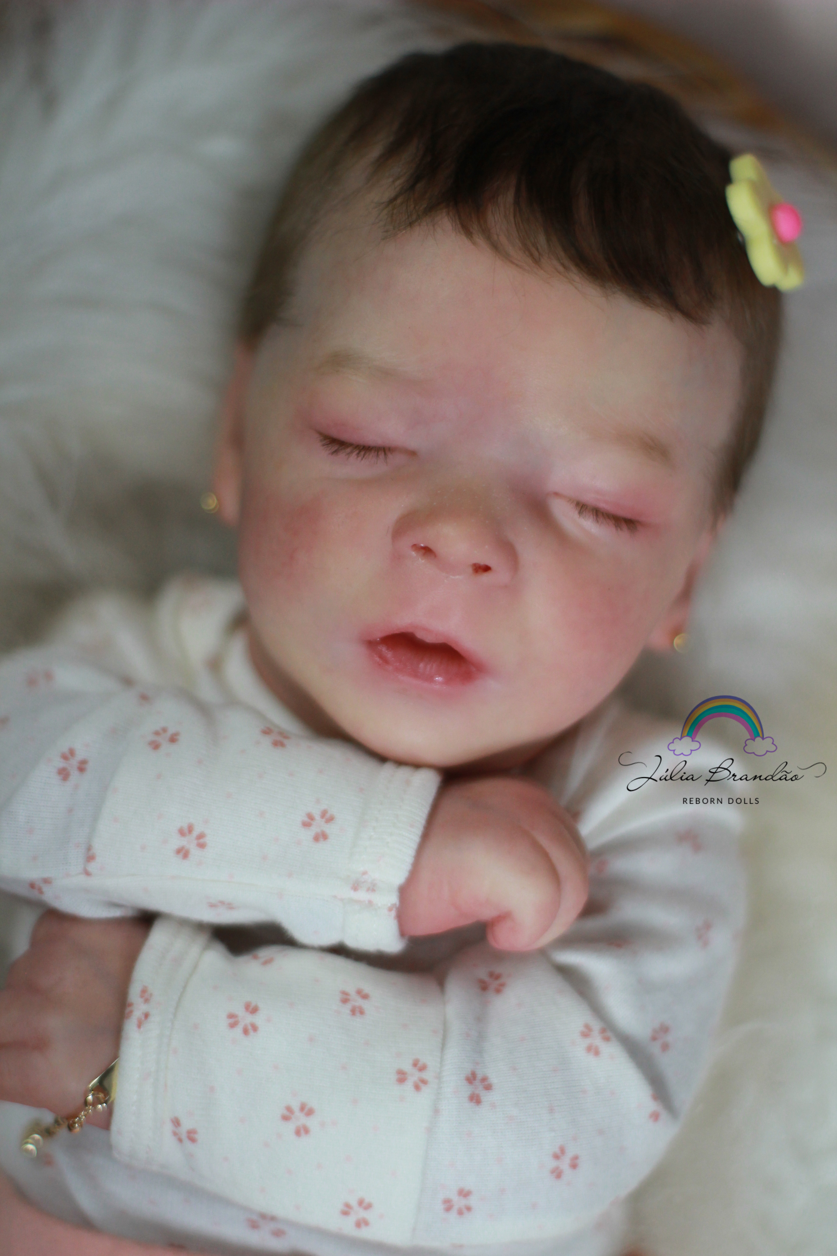 Bebê Reborn Kit Darren Dormindo vista 4