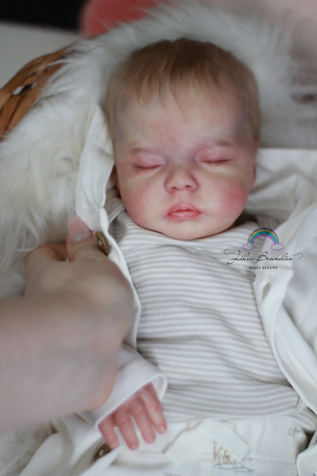 Bebê Reborn Kit Delilah menino vista 4